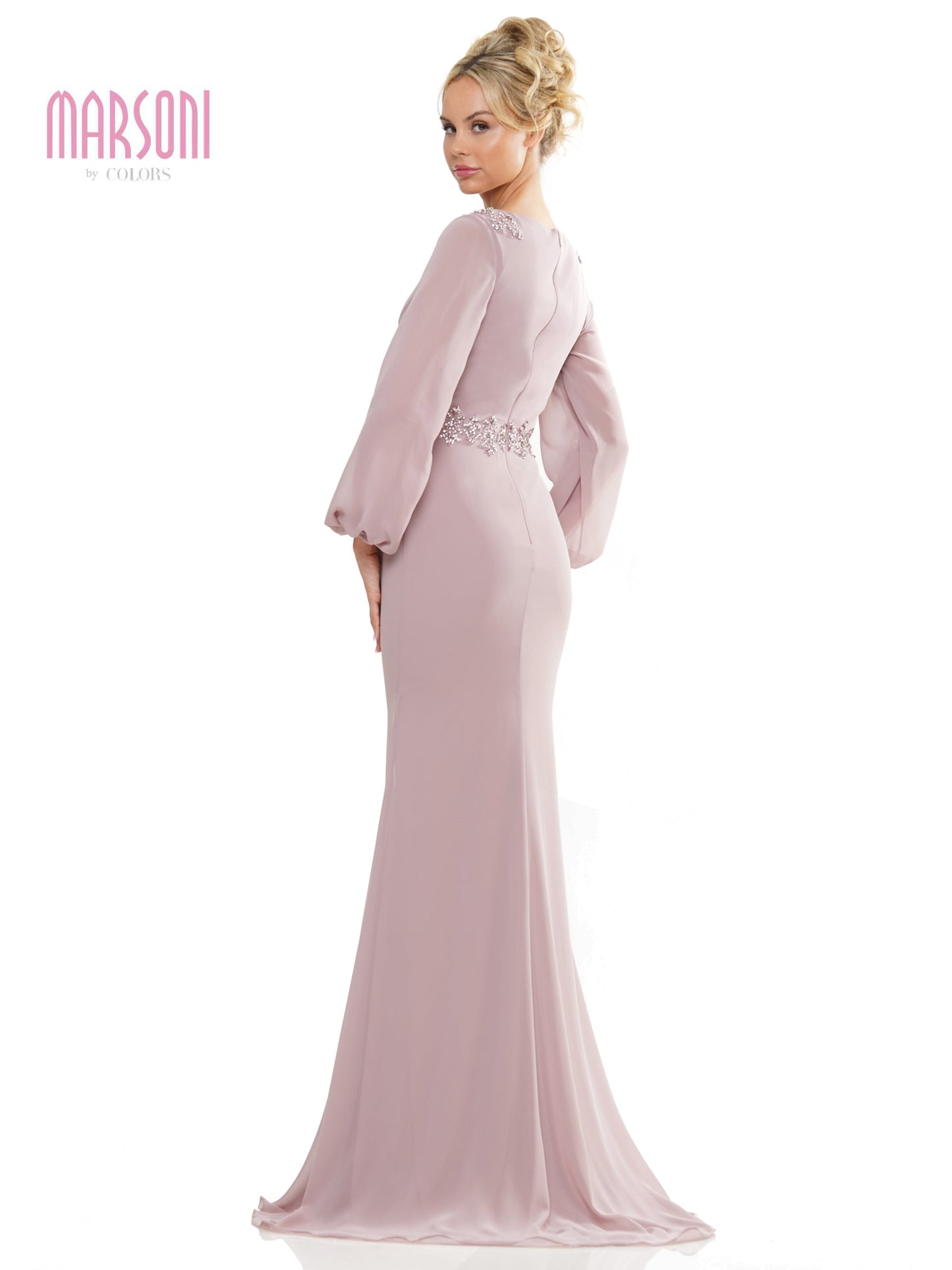 Marsoni MV1273 Mother of the Bride Long Sleeve Formal Dress